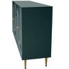 Chery Life Modern Gray Lacquered 4 Door Wooden Cabinet, Buffet Cabinet Storage Cabinet for Living Room, Entryway, Office, Kitchen, Dining Room - 3 of 4