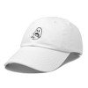 Dalix Coffee Ghost Cap Embroidered Coffee Cotton Baseball Hat Mens Womens - 4 of 4
