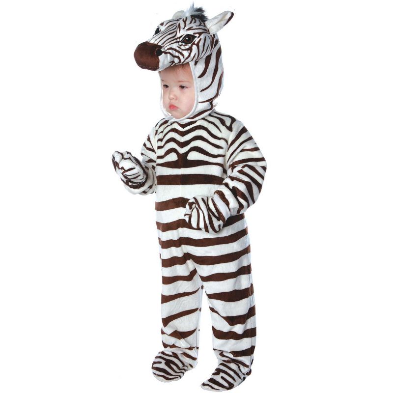 Underwraps Costumes Cuddly Zebra Toddler Costume, 1 of 2