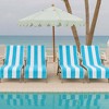 Cabana Striped Cotton Standard Size Towel/ Chaise Lounge Chair Cover Set by Blue Nile Mills - 2 of 4