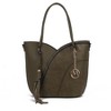 MKF Collection Imogene Two-tone Whip Stitches Vegan Leather Women’s Shoulder bag with Wallet by Mia K - 2 of 4