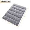 Floral Floor Mattress Japanese Style Floral Print Futon Mattress, Portable Floor Bed Mattress Roll Up Mattress for Camping RV Travel Guest Room - 2 of 4