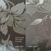 Egyptian Linens Embroidered Floral 100% Cotton Duvet Cover Set (5 Piece) Myra - Gray - 2 of 4