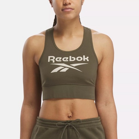 Reebok Reebok Identity Sports Bralette M Army Green