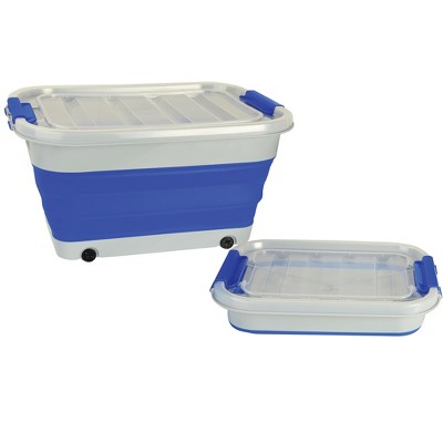 GLOBAL NEW BEGINNINGS INC 2 PC SILICONE COLLAPSIBLE BASK XQ1945A/46A