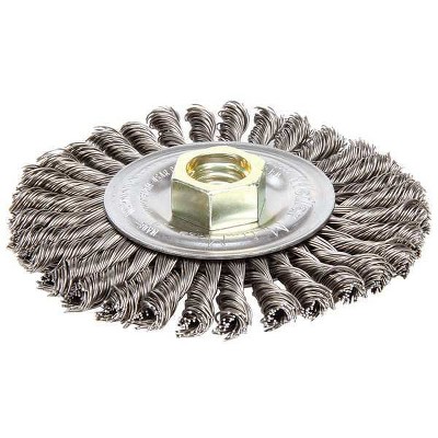 Weiler  Twist Wire Wheel Brush,Threaded Arbor 94263