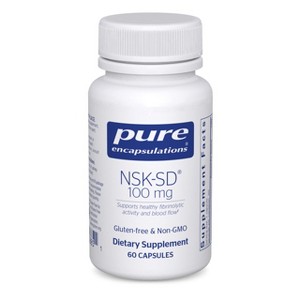 Pure Encapsulations NSK-SD - 100 mg Nattokinase - for Normal Blood Circulation - Supports Fibrinolytic Activity* - Gluten Free & Non-GMO - 1 of 4