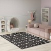 Nourison Washable Imagination XOXO Non Skid Woven Area Rug Black - 2 of 4