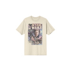 Heroes & Villains: Star Wars Comic Cover Issue 81 T-Shirt on Natural - 1 of 2