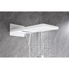 PAGED Wall Mounted Shower Head Rain Shower Head with Hand Shower, 12 Inch Shower Head and Tub Spout for Bathroom, Locker Room - 3 of 4