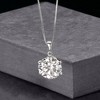 Ross-Simons 4.00 Carat Moissanite Solitaire Pendant Necklace in Sterling Silver - 3 of 4