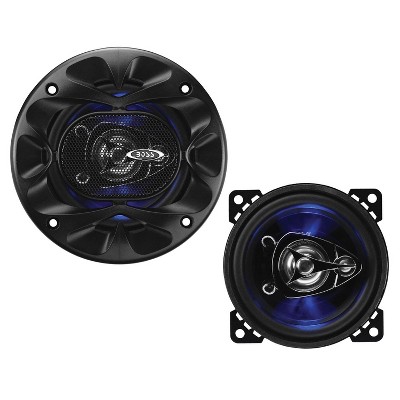 Boss BE423 Rage 4 Inch 3 Way 225W Full Range Mobile Audio/Video Speakers, Pair