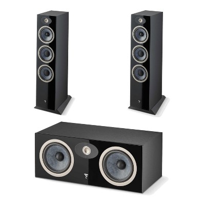 Focal Theva N°3 Black Pair + Matching Center 3.0 System : Target