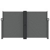 vidaXL Retractable Side Awning Anthracite 55.1"x236.2" - 3 of 4