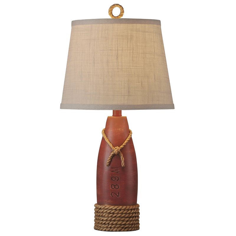 Nantucket Table Lamp Red Finish - StyleCraft, 3 of 15