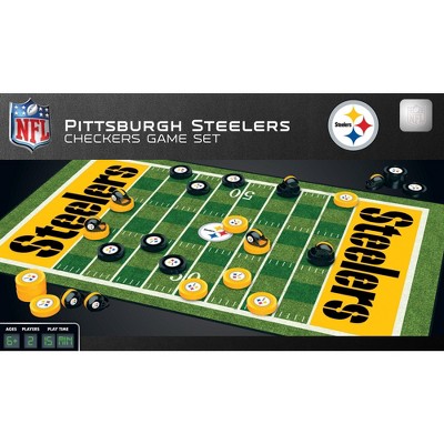 MasterPieces NFL Pittsburgh Steelers Checkers Board Game