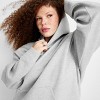 Women's Hooded Neoprene Oversized Sweatshirt - Future Collective Gray - image 3 of 3