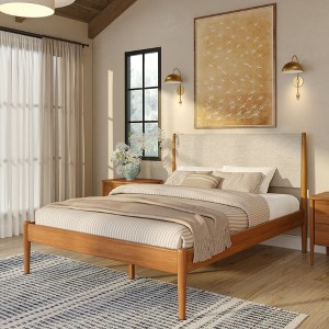 Harbor Queen Bed with Upholstered Headboard - 1 of 4