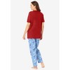 Dreams & Co. Plus Size Graphic Tee PJ Set - 3 of 4