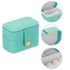 Unique Bargains Romantic Engagement Wedding Ring Box Jewelry Storage - 3 of 4