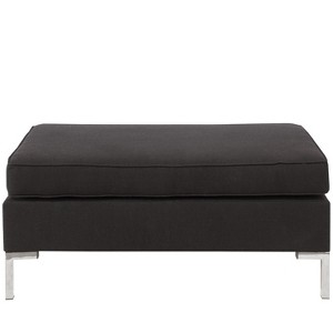 Pillowtop Bench with Y Legs Zuma Caviar - Skyline Furniture, Zuma Black