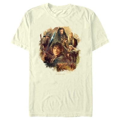 : - The Of Smaug Target Poster Hobbit: Beige Desolation Large T-shirt Men\'s 3x - Character The