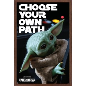Trends International Star Wars: The Mandalorian Season 2 - Choose Your Own Path Framed Wall Poster Prints - 1 of 4