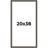 PosterPalooza | Simple Silver Picture Frame - UV Acrylic, Foam Board Backing, Hanging Hardware - 2 of 4