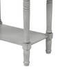 Ridstar 31.1 in. H Gray Console Tables with Three Storage Drawers & Bottom Shelf - 3 of 4