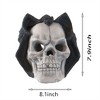 COWLOWN Demon Skull Fireplaces, Heat-Resistant Metal Halloween Decor - 2 of 4