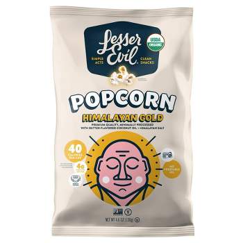 LesserEvil Organic Popcorn Himalayan Gold -  4.6oz
