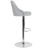 Emma and Oliver Contemporary Adjustable Height Barstool - 4 of 4