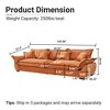125.98'' Velvet Modular Sectional Sofa with Storage and Removable Backrest and Throw Pillows - 3 of 4