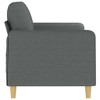 vidaXL 2-Seater Sofa Dark Gray 55.1" Fabric - 3 of 4