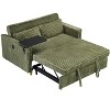 CAVINAS Pull-out Adjustable Sofa Bed Convertible Lounge Guest Bed with a Movable Tabletop and USB Ports - 2 of 4