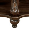Sapphtopaz Coffee Tables for Living Room Wood Oval Coffee Table Dining Table 2 Tier Open Storage Solid Wood Table for Home Small Space - 4 of 4