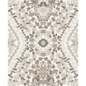 RoomMates Mr. Kate dried Flower Kaleidoscope Peel & Stick Wallpaper: Removable Botanical Wall Mural, Self-Adhesive PVC - 1 of 4