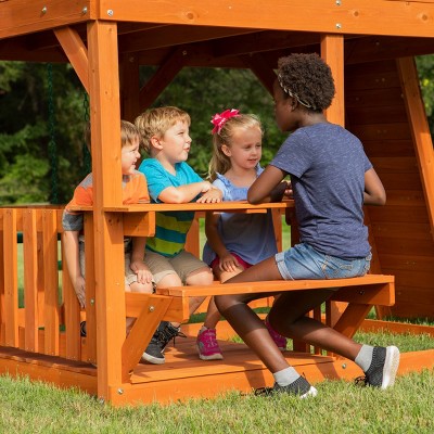 Backyard Discovery Skyfort Ii Swing Set : Target