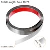 Unique Bargains Self-Adhesive Stainless Steel Mirror Finish Peel and Stick Wall Trim - 2 of 4