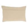 Saro Lifestyle Sleek Dash and Stripe Down Filled Throw Pillow, Beige, 16"x24" - image 2 of 3