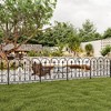 FUFU&GAGA 5/10 Pack Garden Border Fence Panels Heavy Duty Rustproof Metal Landscape Edging for Outdoor Use - 3 of 4