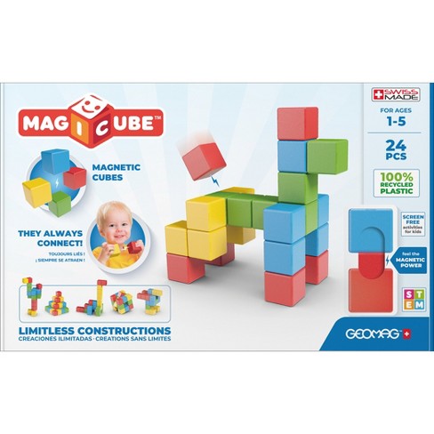 Geomag Full Color Magicube Try-Me Recycled - 8 Cubes