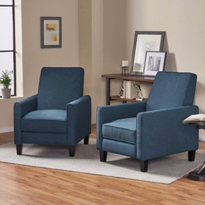 Set of 2 Darvis Contemporary Recliners - Christopher Knight Home - 1 of 4