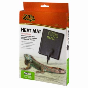 Zilla 8W Heat Mat Terrarium Heater for 10-20 Gallons, Black, Small, 6" x 8.5" - 1 of 4