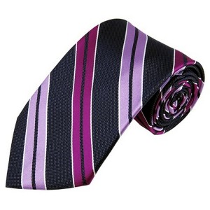 Men's Stripe 3.5 Inch Wide And 62 Inch X-Long Woven Neckties - 1 of 4