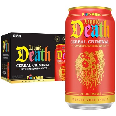 Liquid Death Cereal Criminal Sparkling Water - 6pk/12 fl oz