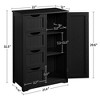 Yaheetech Wooden Bathroom Floor Cabinet with 4 Drawers - 4 of 4