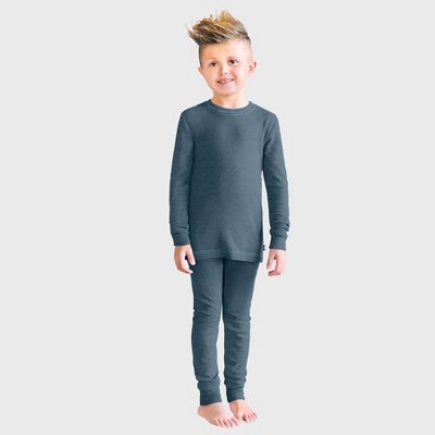 City Threads Boys USA-Made Soft & Cozy Thermal Long Johns 2-Piece Set - Warm Base Layer & Loungewear