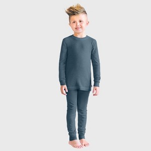 City Threads Boys USA-Made Soft & Cozy Thermal Long Johns 2-Piece Set - Warm Base Layer & Loungewear - 1 of 4