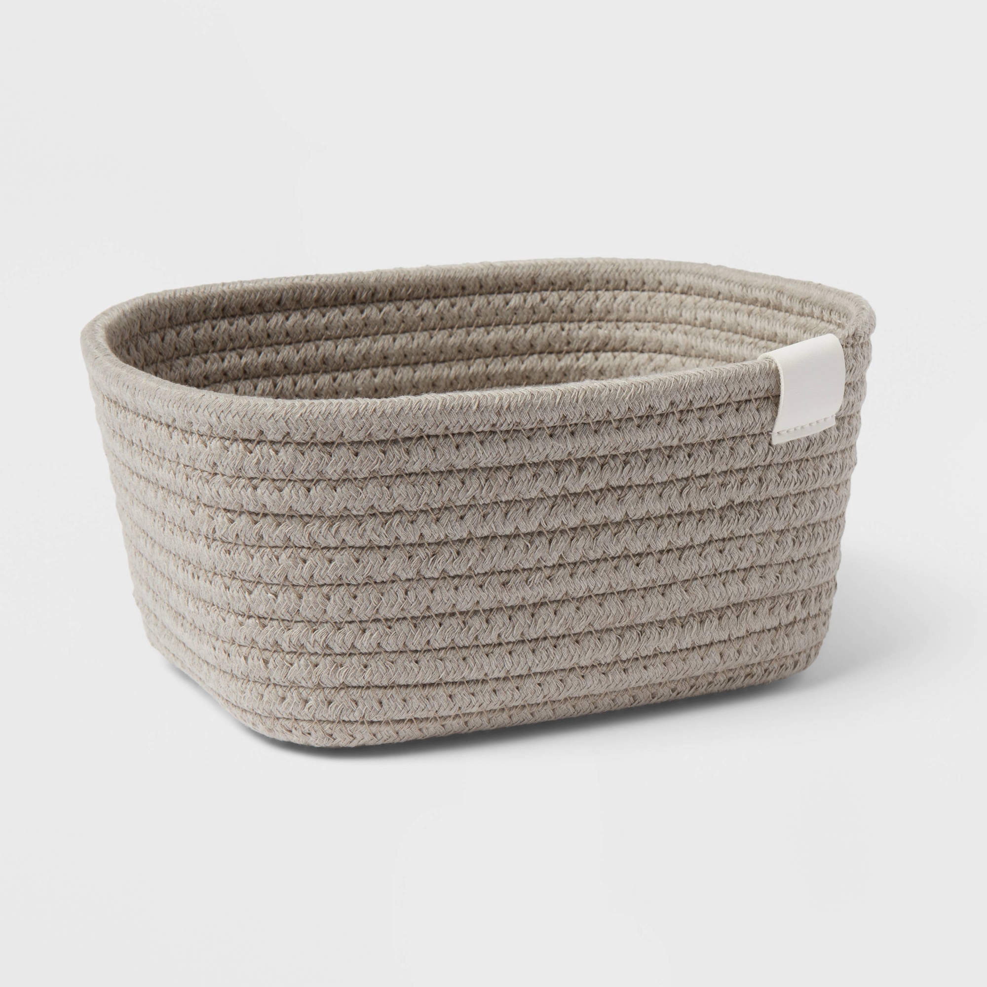Coiled Rope Basket Gray - Brightroom™